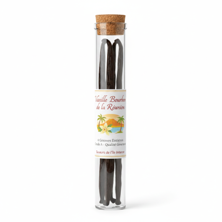Bachet de vanille Bourbon-4 gousses