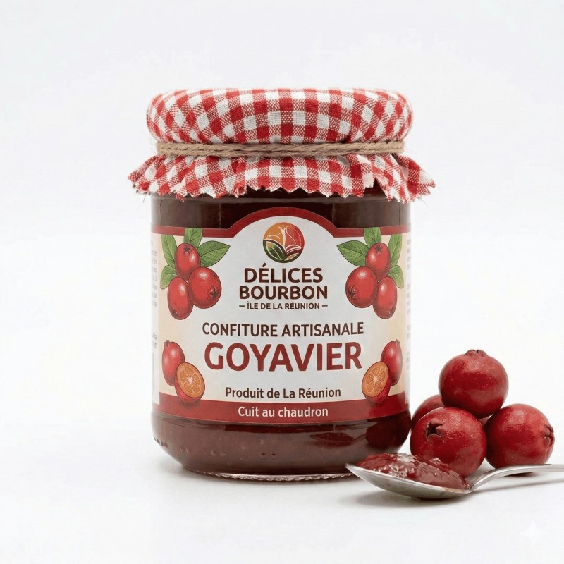 Confiture artisanale de Goyavier- Recette traditionnelle de la Réunion.